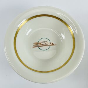 Vtg Union Pacific Railroad UPRR Winged Streamliner China 4.75" Fruit Bowl